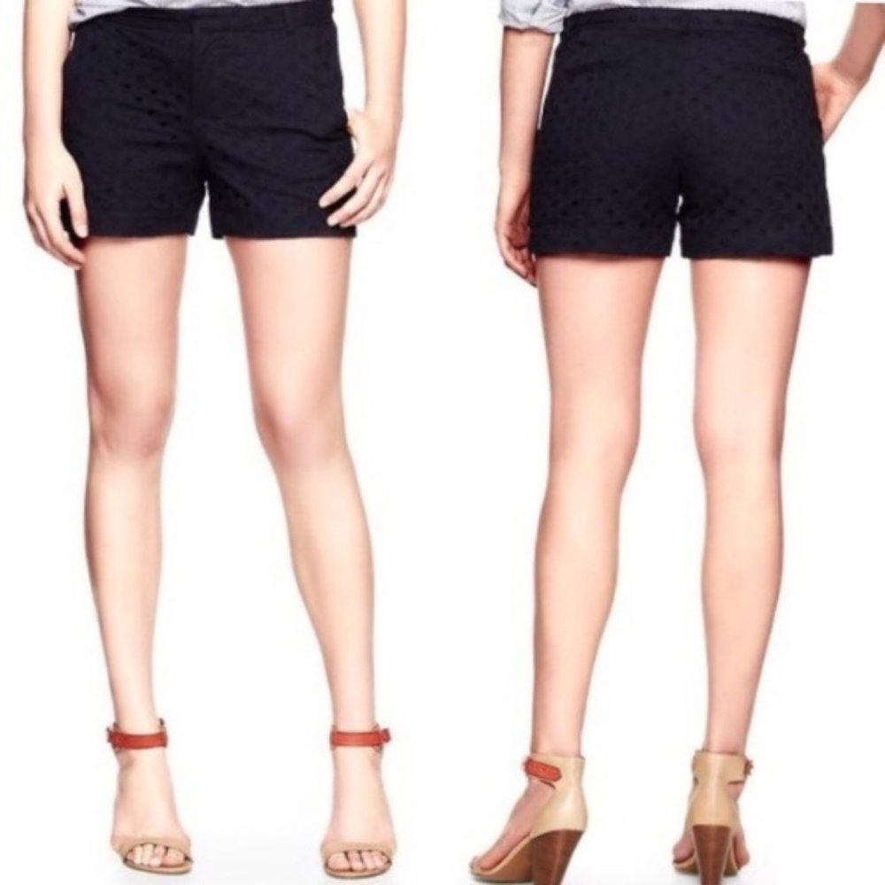 Gap Navy Circle Shorts
